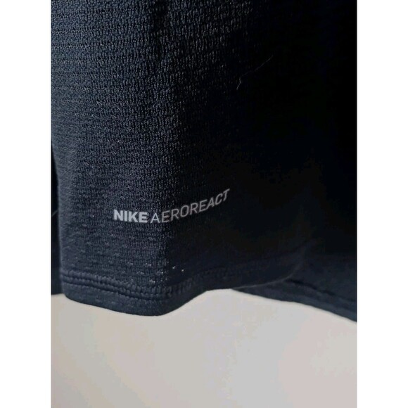Nike Aeroreact Womens Athletic Running Turtleneck Black Shirt Size‎ S - Picture 5 of 9